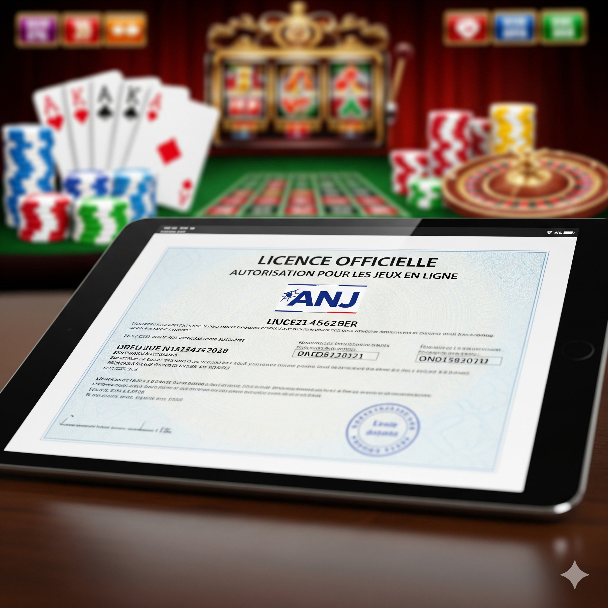 Licence ANJ pour les paris sportifs en ligne